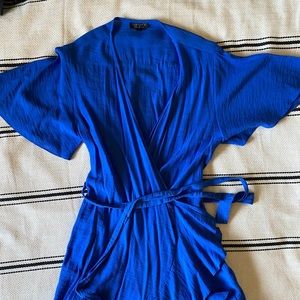 The prefect blue wrap dress